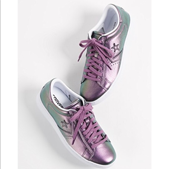 NWT Converse Pro Leather LP OX Violet Fantasy W - Picture 7 of 8